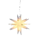 LED Weihnachtsstern weiß - für den Außengebrauch, ca. Ø 56 cm – Galeriebild 1, Artikelnummer 18507