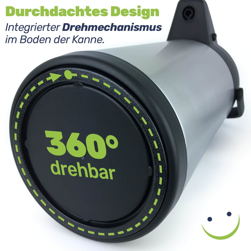 Edelstahl Pumpkanne Airport Thermoskanne 2,2 Liter – Galeriebild 4, Artikelnummer 17278