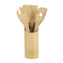 5-tlg. Bambus Küchenhelfer Set – Galeriebild 2, Artikelnummer 16201