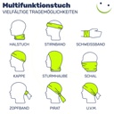 Multifunktionstuch "Safety" mit Reflektorstreifen – Galeriebild 3, Artikelnummer 17530