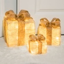 LED 3er Set beleuchtete Geschenkbox 6H Timer – Galeriebild 2, Artikelnummer 12998