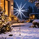 LED Gartenstecker Polar Stern mit Timer – Für Innen und Außen – Galeriebild 2, Artikelnummer 17554