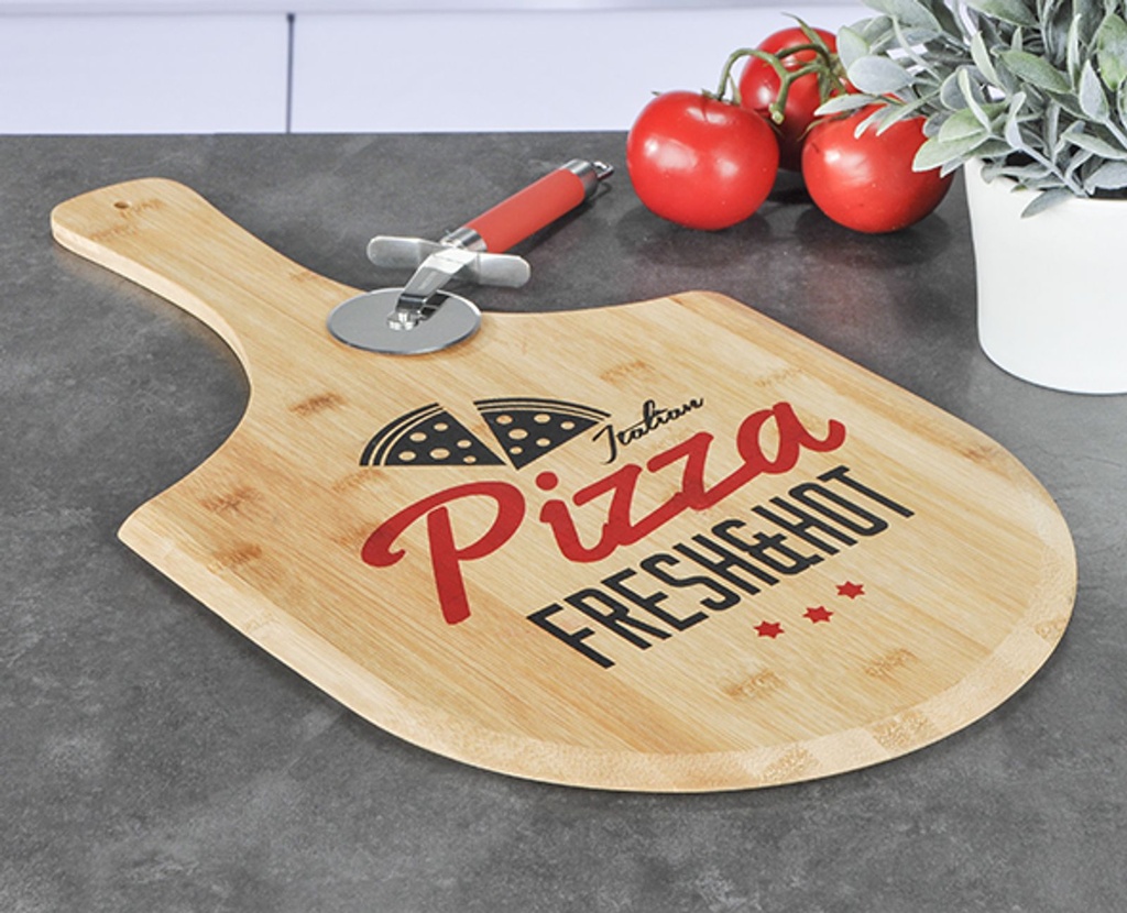 Pizzabrett aus Bambus – Galeriebild 1, Artikelnummer 8720