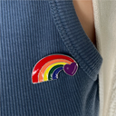 Pride 8er Set Metall-Anstecker verschiedene Designs mit Regenbogen – Galeriebild 7, Artikelnummer 18037