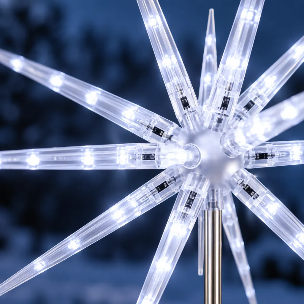 LED Gartenstecker Polar Stern mit Timer – Für Innen und Außen – Galeriebild 2, Artikelnummer 17554