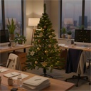 Künstlicher Weihnachtsbaum 150 cm Grün 440 Zweigen mit Metallständer – Galeriebild 3, Artikelnummer 2549