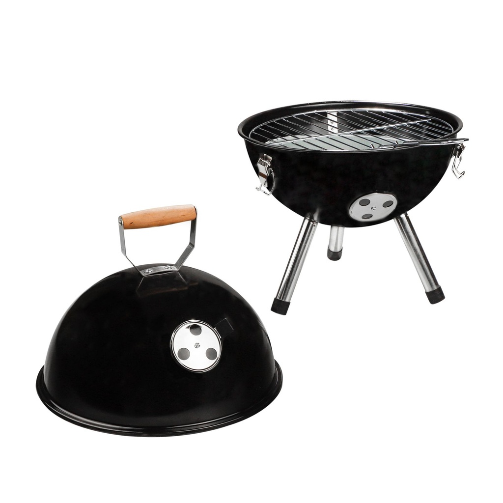 Mini Kugelgrill Holzkohle Picknick Camping – Galeriebild 6, Artikelnummer 9965