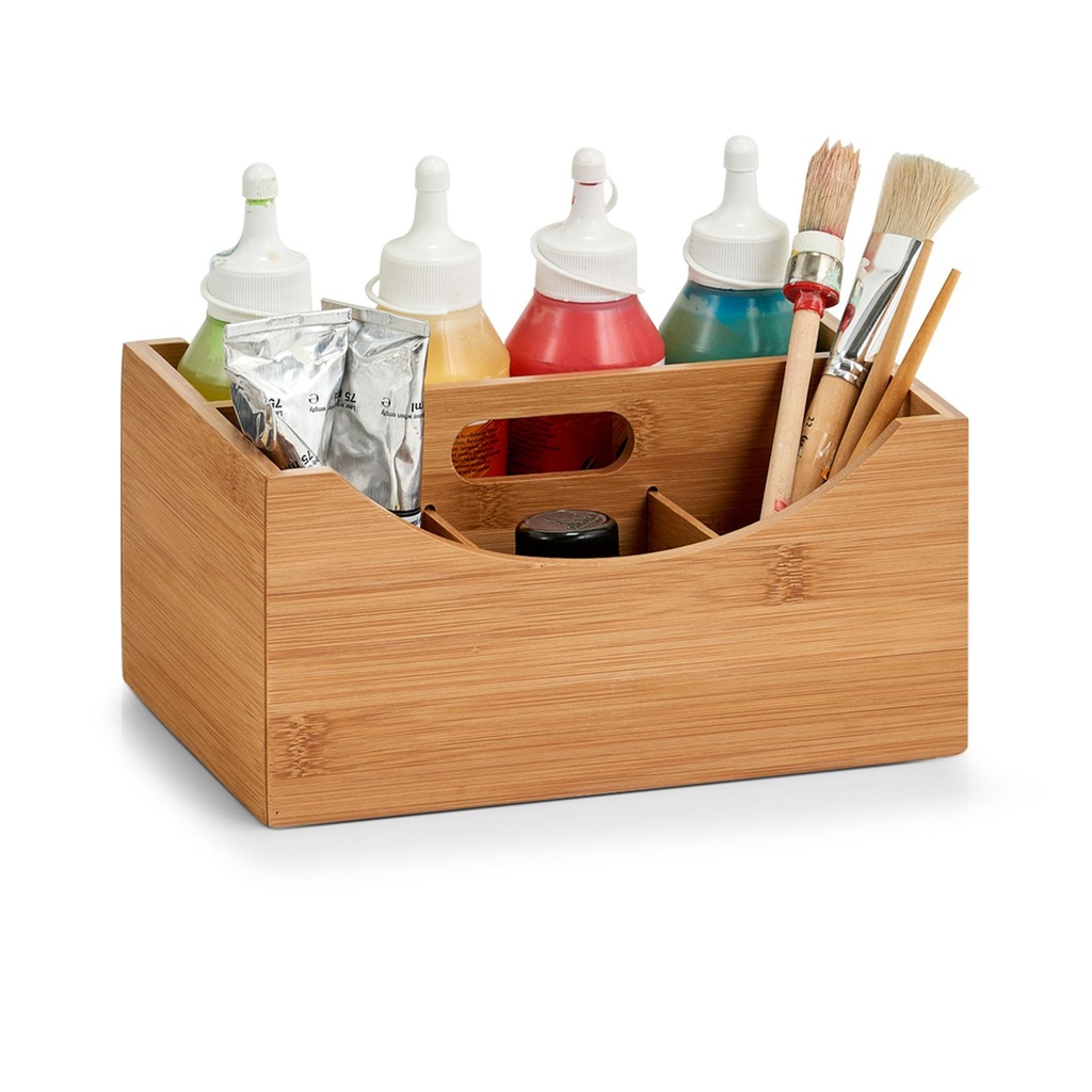 Zeller Bambus Ordnungsbox Aufbewahrungskiste 25 x 18 x 12 cm – Galeriebild 1, Artikelnummer 15096