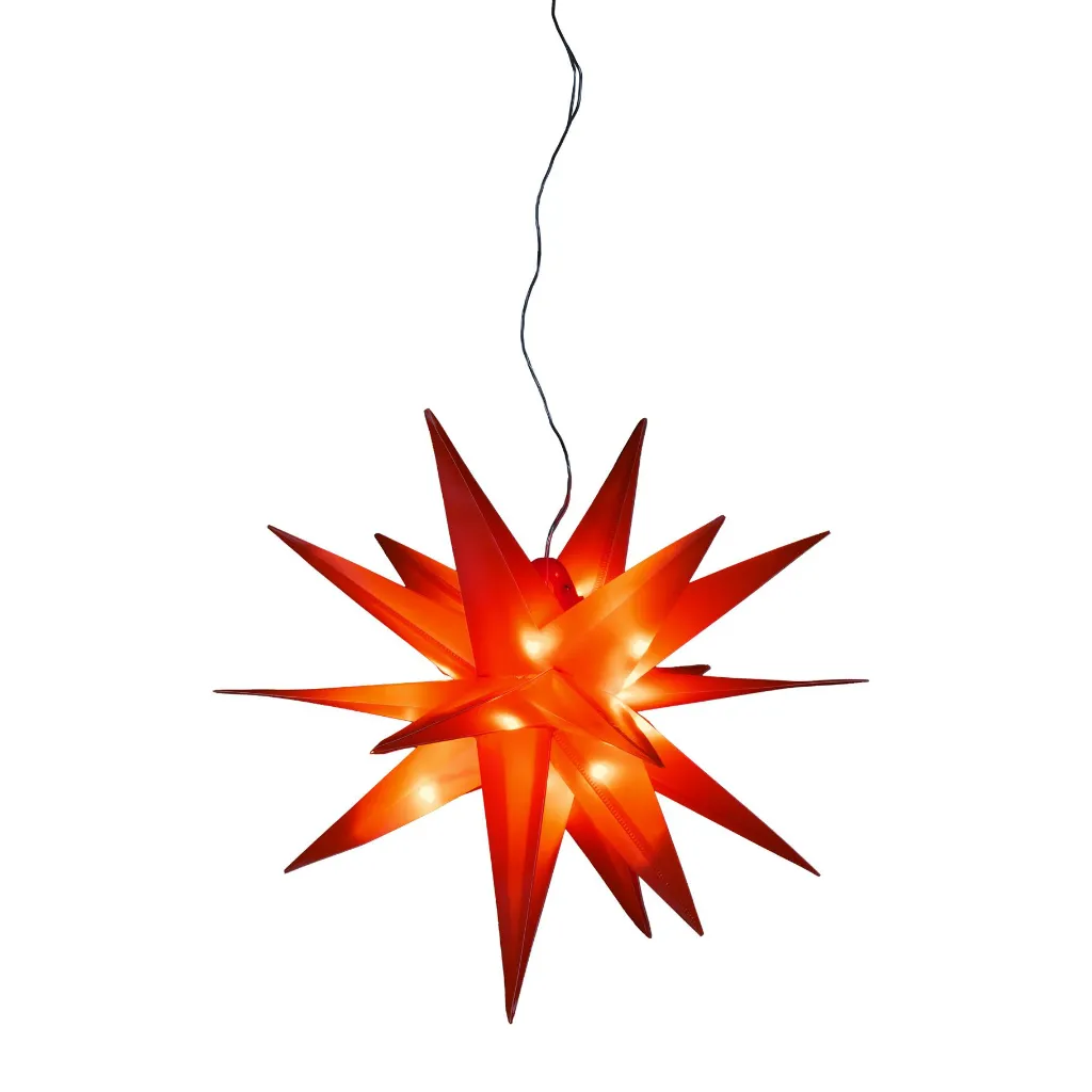 LED Weihnachtsstern rot - für den Außengebrauch, ca. Ø 56 cm – Galeriebild 1, Artikelnummer 18506