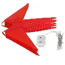 LED Weihnachtsstern rot - für den Außengebrauch, ca. Ø 56 cm – Galeriebild 1, Artikelnummer 18506