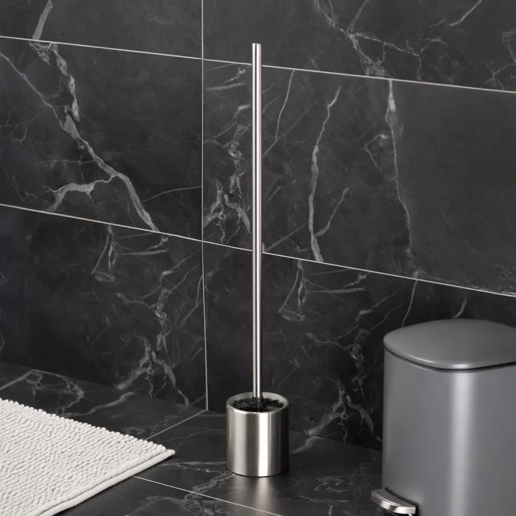 Edelstahl WC-Garnitur & Bürstenhalter, Artikelnummer 8790