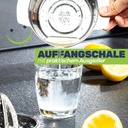 Robuste Edelstahl Orangen-Zitruspresse Zitronenpresse 350ml – Galeriebild 3, Artikelnummer 17265