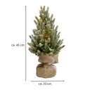 Weihnachtsdeko Set mit LED Baum, Lichterkette & Wichtel auf Holzstern – Galeriebild 5, Artikelnummer 18302