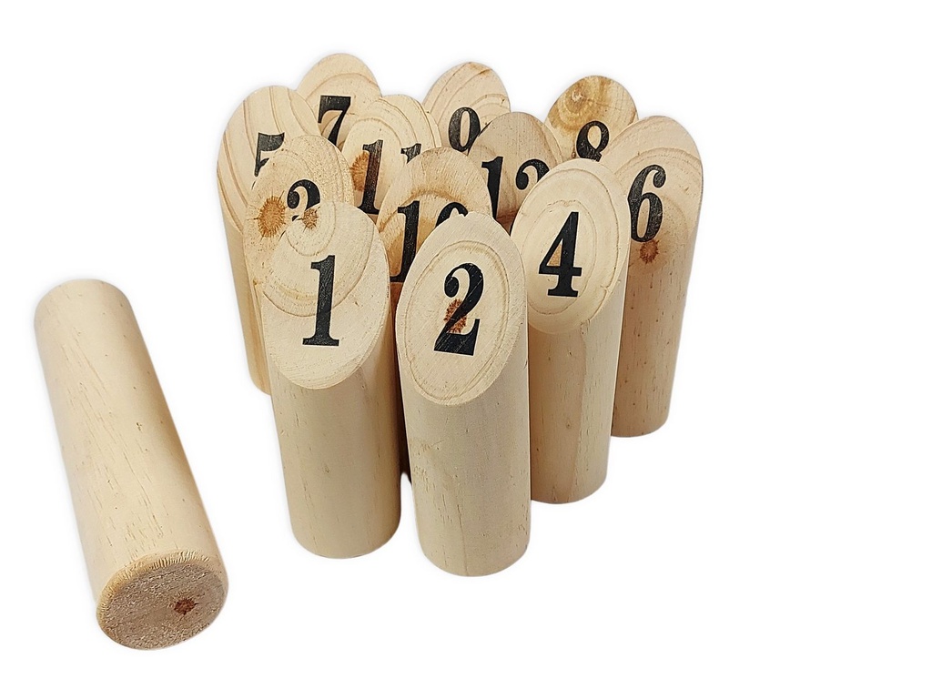 Finn Kubb Spiel Holzwurfspiel bis zu 6 Spieler