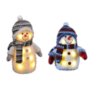 2er Deko Schneemann Set Weihnachtsdeko Figur – Galeriebild 2, Artikelnummer 13014