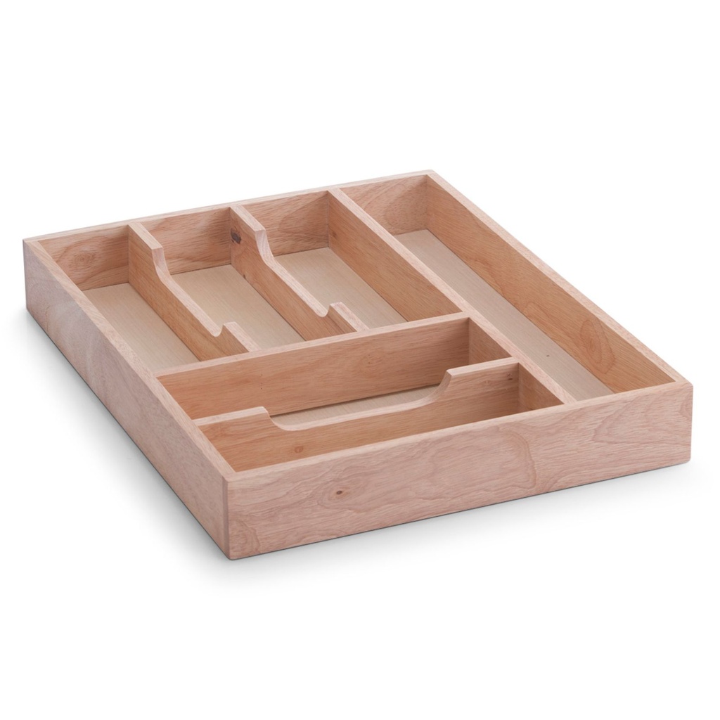 Zeller Holz Besteckkasten Schubladeneinsatz 34 x 43 x 6 cm