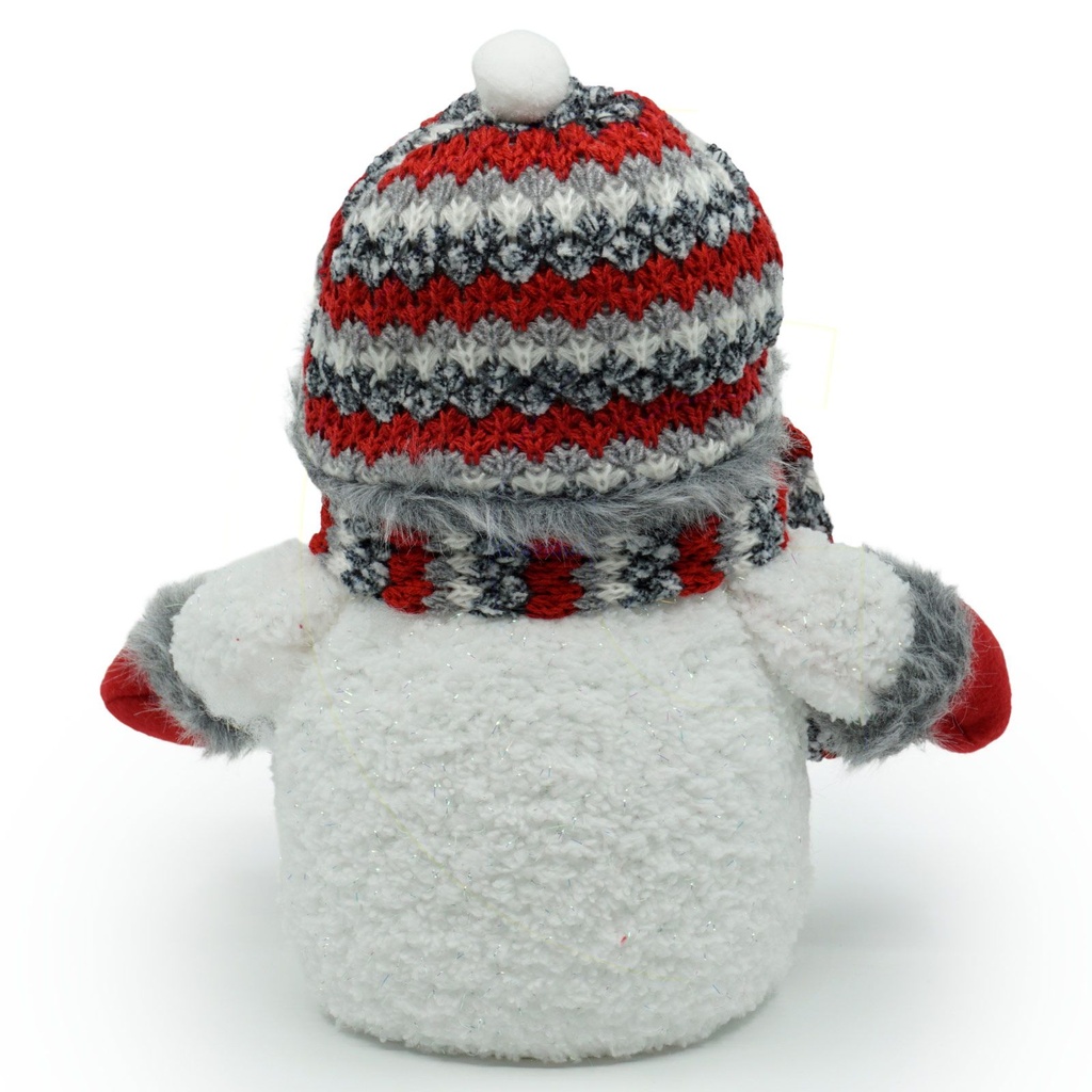 Leuchtender Schneemann 24 cm LED Weihnachtsdeko batteriebetrieben – Galeriebild 7, Artikelnummer 8169