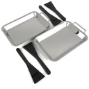 2er Set Edelstahl Grillpfannen ideal für Gemüse Fleisch Fisch Grillgut – Galeriebild 8, Artikelnummer 15831