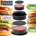 Smash-Burger Maker Set 4-teilig mit Haube, Pressen und BBQ-Wender – Galeriebild 7, Artikelnummer 17930