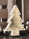 Deko-Figuren Endlos-Spiegeleffekt Stern Tannenbaum – Galeriebild 1, Artikelnummer 8196