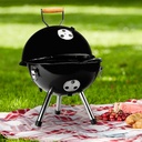Mini Kugelgrill Holzkohle Picknick Camping – Galeriebild 1, Artikelnummer 9965