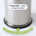 Standaschenbecher Edelstahl 54 cm Ascher mit integriertem Mülleimer – Galeriebild 3, Artikelnummer 18109