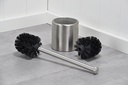WC-Garnitur Klobürste Toilettenbürste Bürste Toilette Edelstahl – Galeriebild 2, Artikelnummer 8729