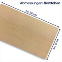 5x Holz Frühstücksbrettchen Vesperbrett Brettchen – Galeriebild 4, Artikelnummer 2241