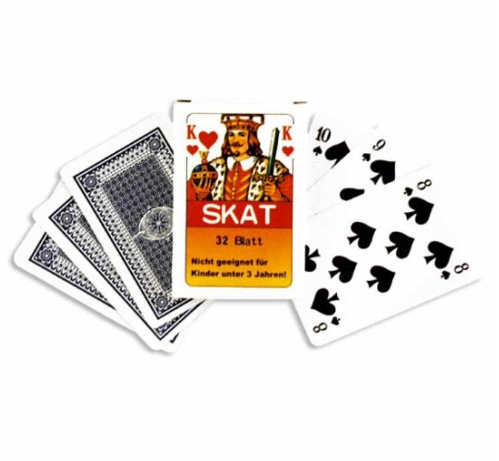 Skatkarten französisches Blatt 32 Spielkarten klassisches Kartenspiel – Galeriebild 1, Artikelnummer 2482