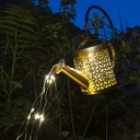 LED Solar Giesskanne Gartenlichterkette, Metall – Galeriebild 1, Artikelnummer 16204