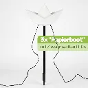 3er LED Solar Gartenstecker "Papierboot" – Galeriebild 1, Artikelnummer 14953