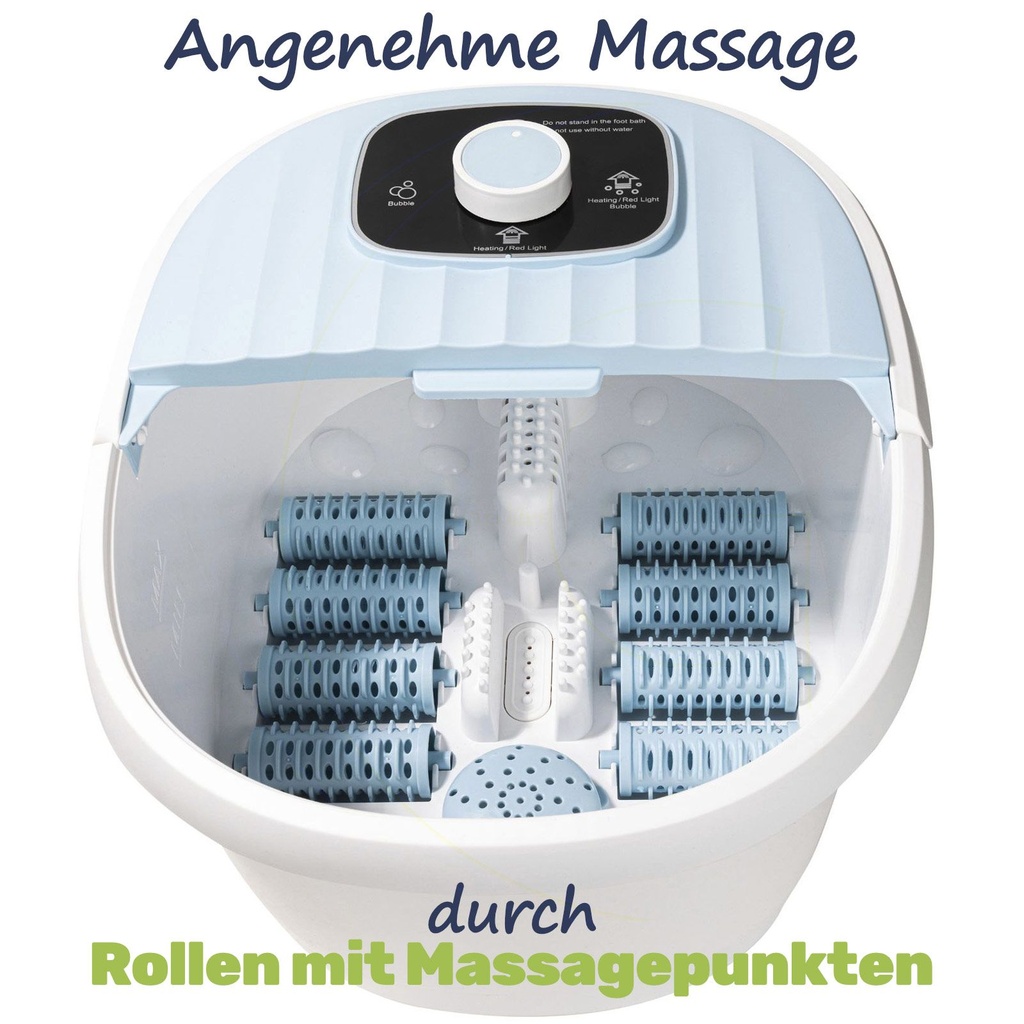 Fußbad-Massagegerät mit Heiz- und Bubble-Massage – Galeriebild 7, Artikelnummer 17742