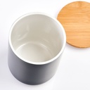 Zeller Keramik Vorratsdose, Bambusdeckel, 1150ml – Galeriebild 1, Artikelnummer 14806