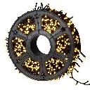 1000 LED Lichter auf Kunststoffrad für den Aussengebrauch, warmweiß – Galeriebild 1, Artikelnummer 18520
