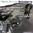 Tarpaulin-Fahrradtasche grau – Galeriebild 1, Artikelnummer 18365
