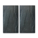 Zeller 2-tlg. Schiefer Herdabdeckplatten aus Glas Maße: 52 x 30 cm – Galeriebild 1, Artikelnummer 17225