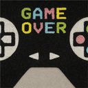 Fußmatte Game Over im Controller Design 60 x 39 cm – Galeriebild 2, Artikelnummer 18308
