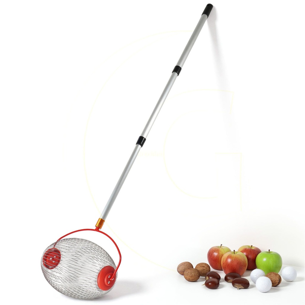 Rollsammler mit Teleskopstiel ausziehbar 52–120 cm Obst Nuss Sammler – Galeriebild 3, Artikelnummer 18150