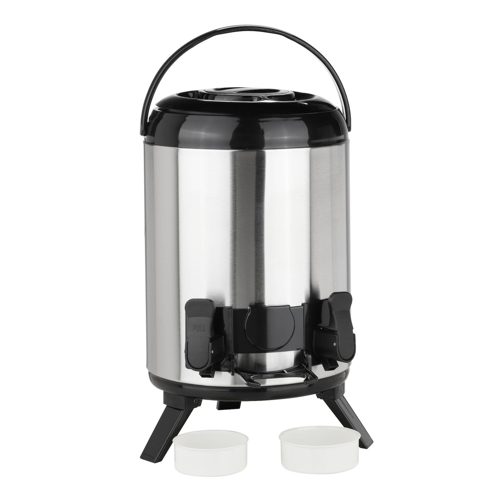 Edelstahl Warmhalte-Airport Pumpkanne Thermo Isolierkanne Kaffeekanne 9 Liter – Galeriebild 1, Artikelnummer 10363