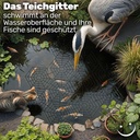 Erweiterbares Teichgitter-Set Teichschutz Reiherschutz Schutzgitter – Galeriebild 3, Artikelnummer 17479