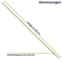 Bambus Splittstäbe 40 cm – Pflanzstäbe Rankhilfe für Garten & Topf – Galeriebild 6, Artikelnummer 18027