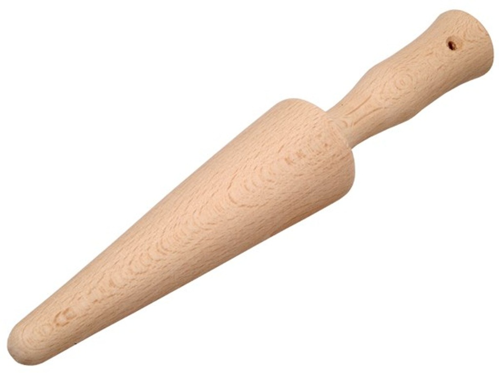 Holz Waffelhorn Waffelformer Hörnchen Waffeln formen 24 cm