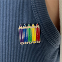 Pride 8er Set Metall-Anstecker verschiedene Designs mit Regenbogen – Galeriebild 8, Artikelnummer 18037
