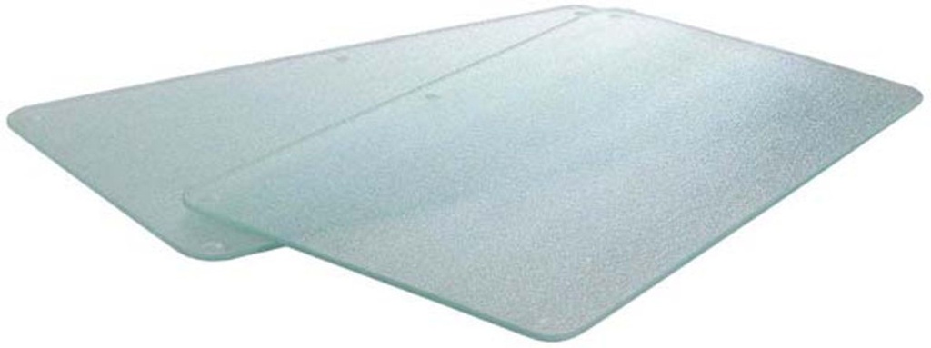 2 Stück Abdeckplatte Glas Schneidebrett Herdabdeckung 52x30