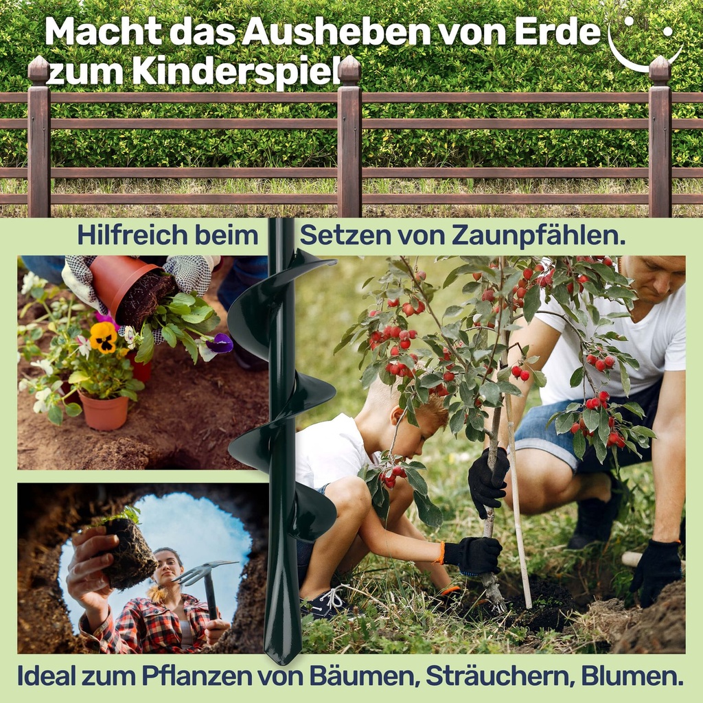 Handbohrer Erdlochbohrer Handerdbohrer Erdbohrer – Galeriebild 4, Artikelnummer 3353