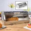 Brotkasten mit Blumenmotiv & Frischhaltebox