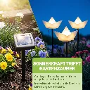 3er LED Solar Gartenstecker "Papierboot" – Galeriebild 1, Artikelnummer 14953