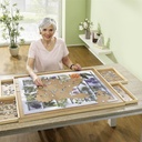 Puzzlebrett mit 4 Auszügen für 1500er Puzzle – Galeriebild 2, Artikelnummer 17873