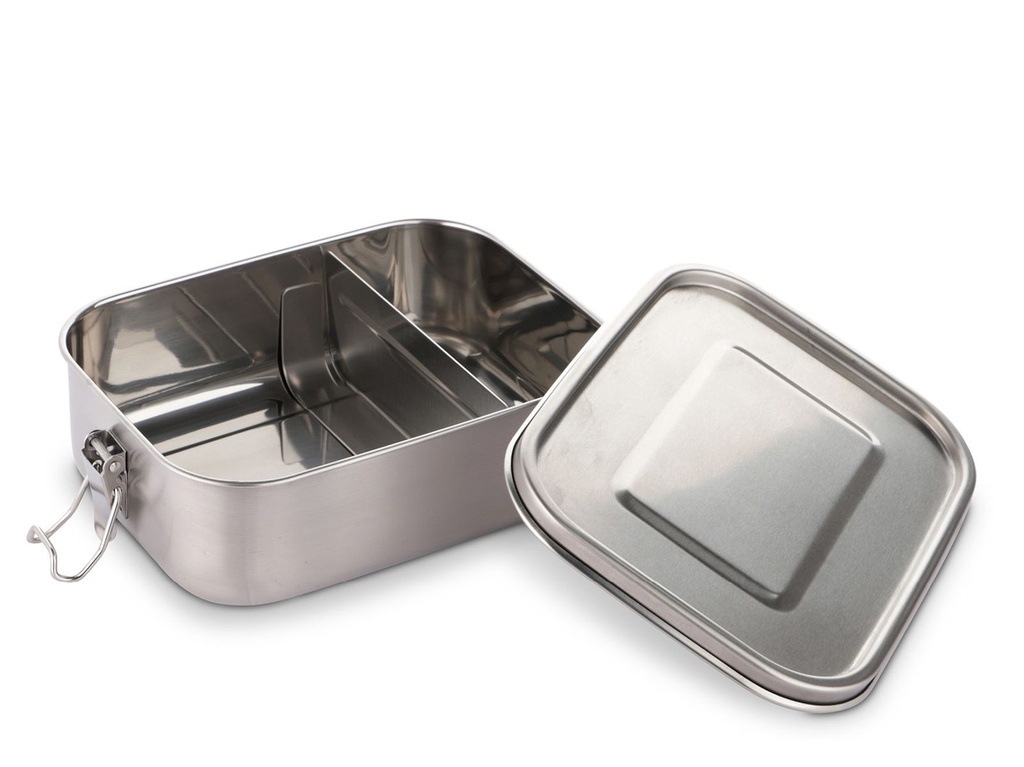 Vesperdose Lunchbox Brotdose Auslaufsicher Füllmenge ca. 800 ml aus Edelstahl – Galeriebild 4, Artikelnummer 15312