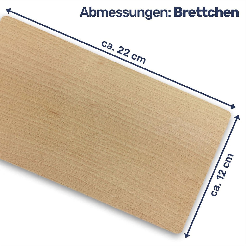 5x Holz Frühstücksbrettchen Vesperbrett Brettchen – Galeriebild 4, Artikelnummer 2241